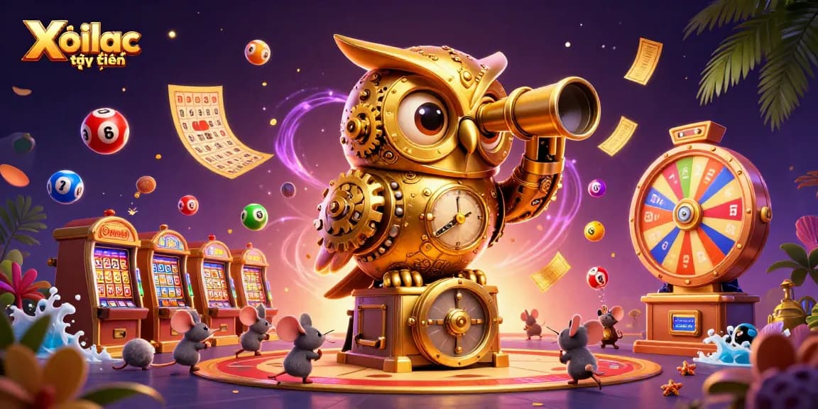 Xoilac trực tuyến allows players to experience thrilling online betting with an engaging 3D owl overseeing exciting gambling moments.