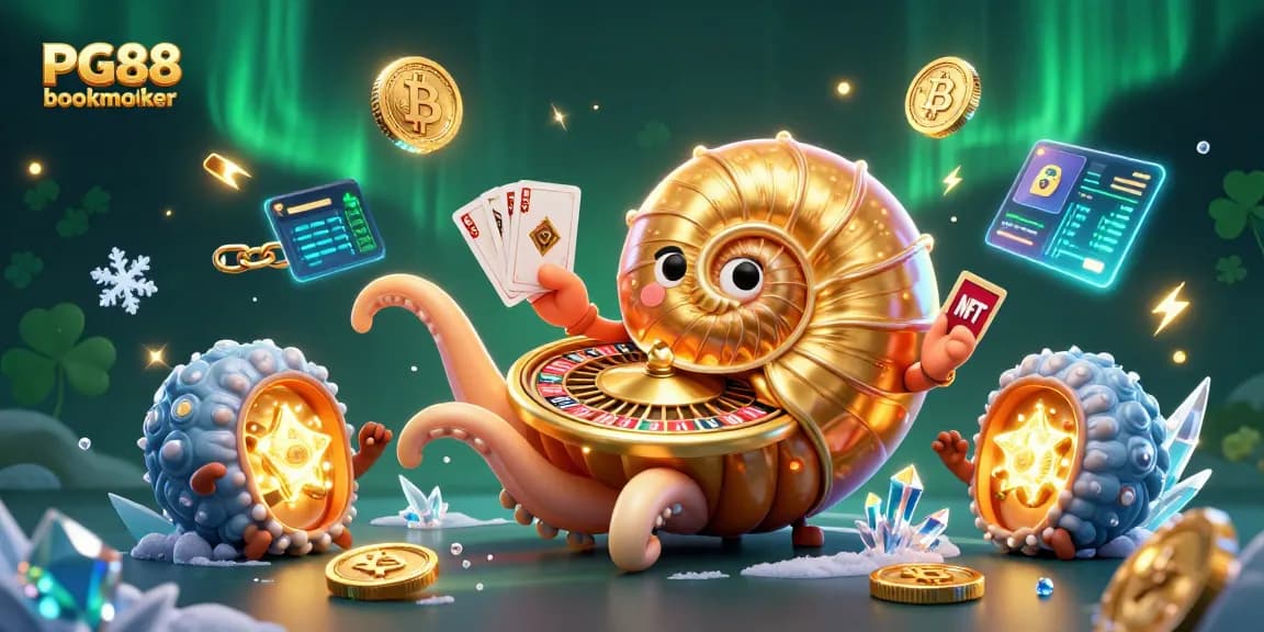 Experience the thrill of PG88 bookmaker with ancient nautilus and shimmering crypto treasures.