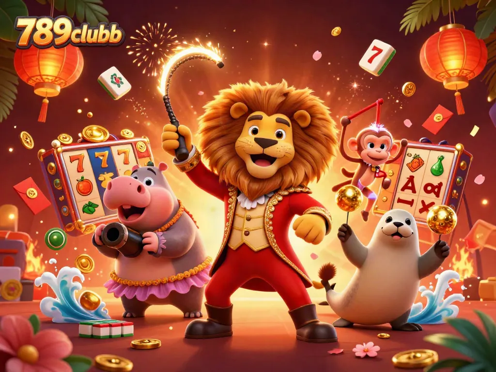 Engage in thrilling action with 789clubb's vibrant casino scene packed with gameplay elements.