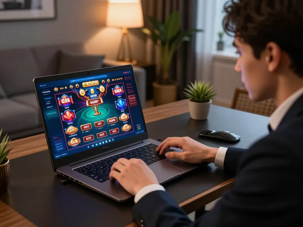 Player strategizing wins with cm88 during an online casino session