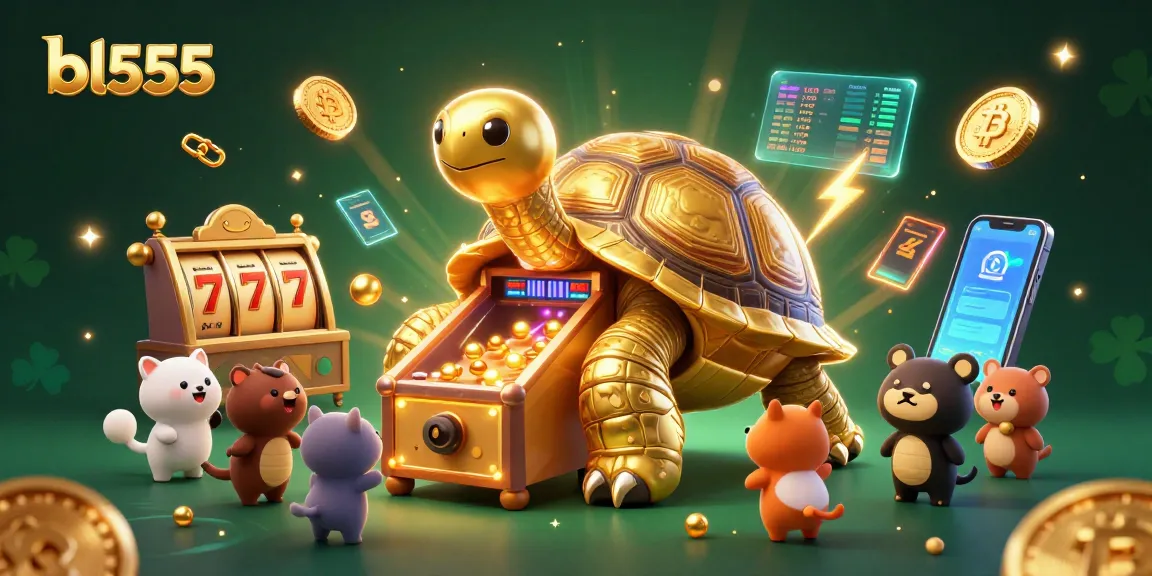 Experience rich gameplay with bl555 as a colossal tortoise pinball machine delights players in a vibrant casino.