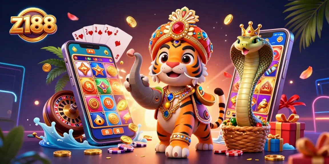 Experience thrilling gaming adventures at z188 with vibrant casino atmosphere and rich game elements.