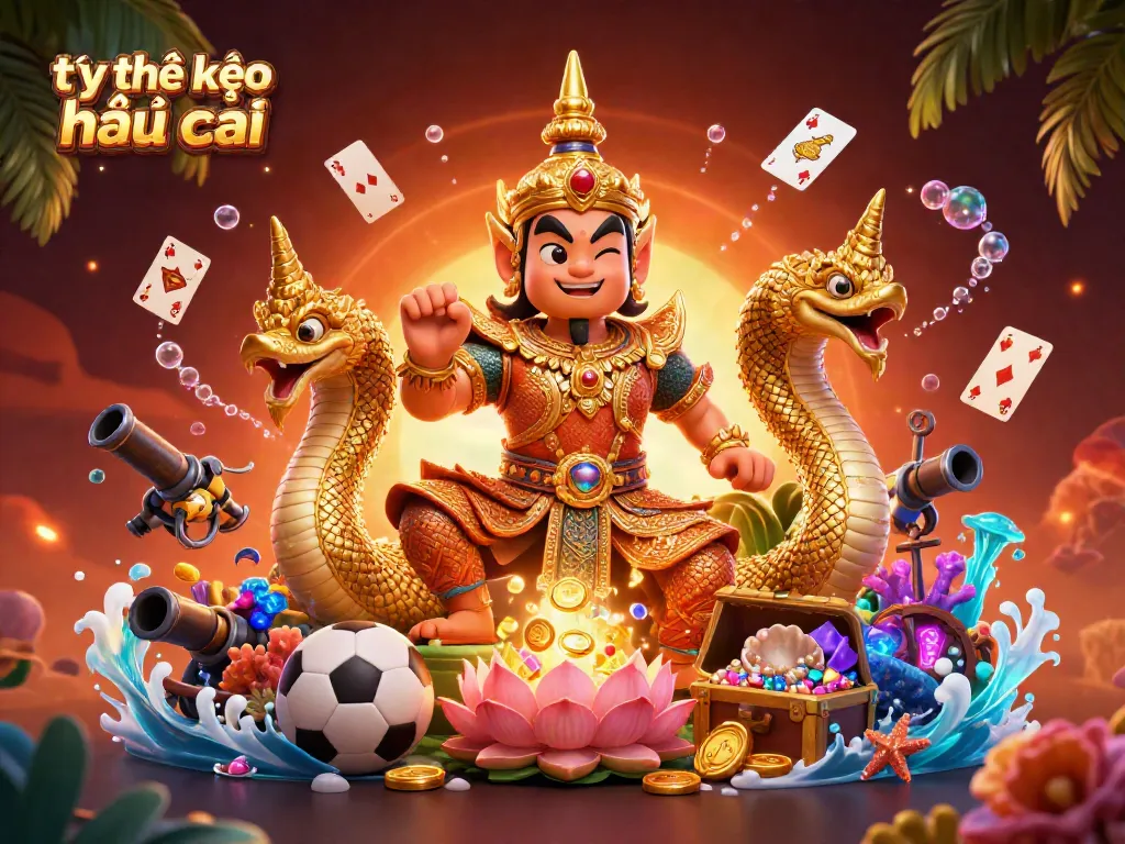 Experience tỷ lệ kèo nhà cái in a vibrant scene filled with sports betting excitement and immersive details.