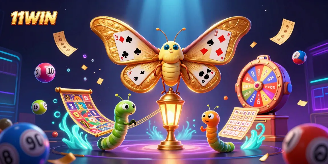 Engage in exciting casino fun with 11WIN, featuring vibrant games and colorful lottery elements.