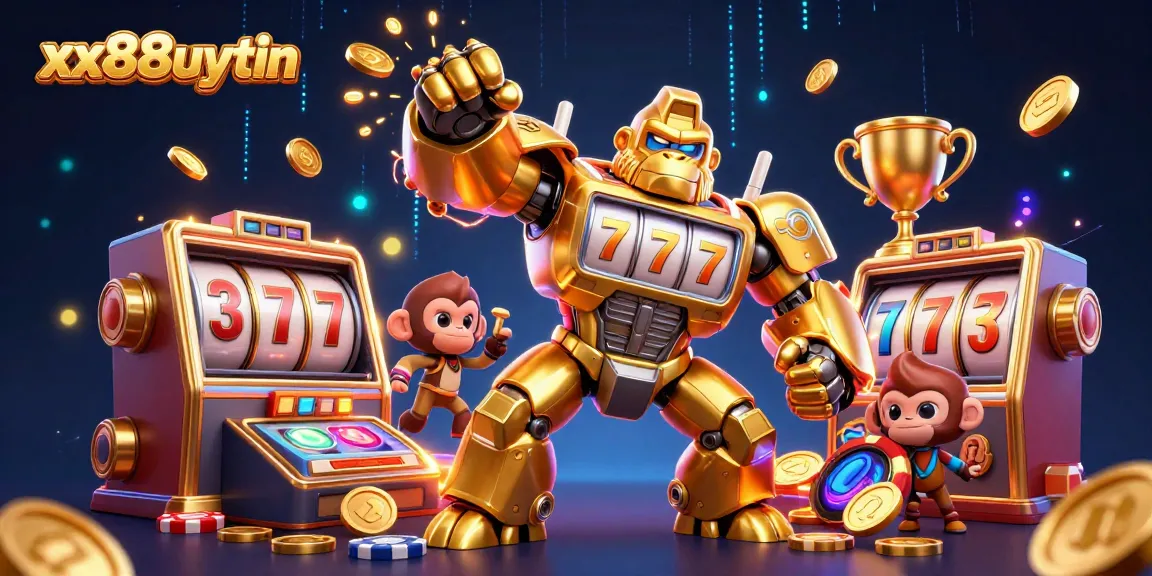 Engage in thrilling gameplay at xx88uytin with dynamic slot machine visuals and vibrant casino elements.