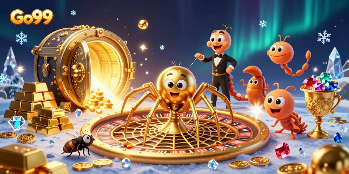 Spin the roulette wheel at Go99 while the thrilling centipede croupier oversees the bets!