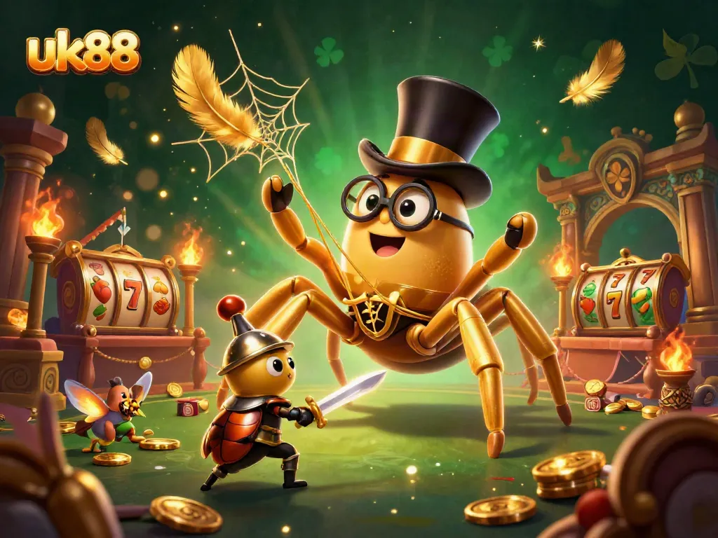 Engage with the thrilling world of uk88 as the golden tarantula weaves a web of fortune.