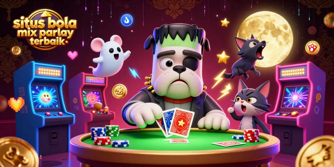 Experience the excitement of situs bola mix parlay terbaik with vibrant animated casino characters!