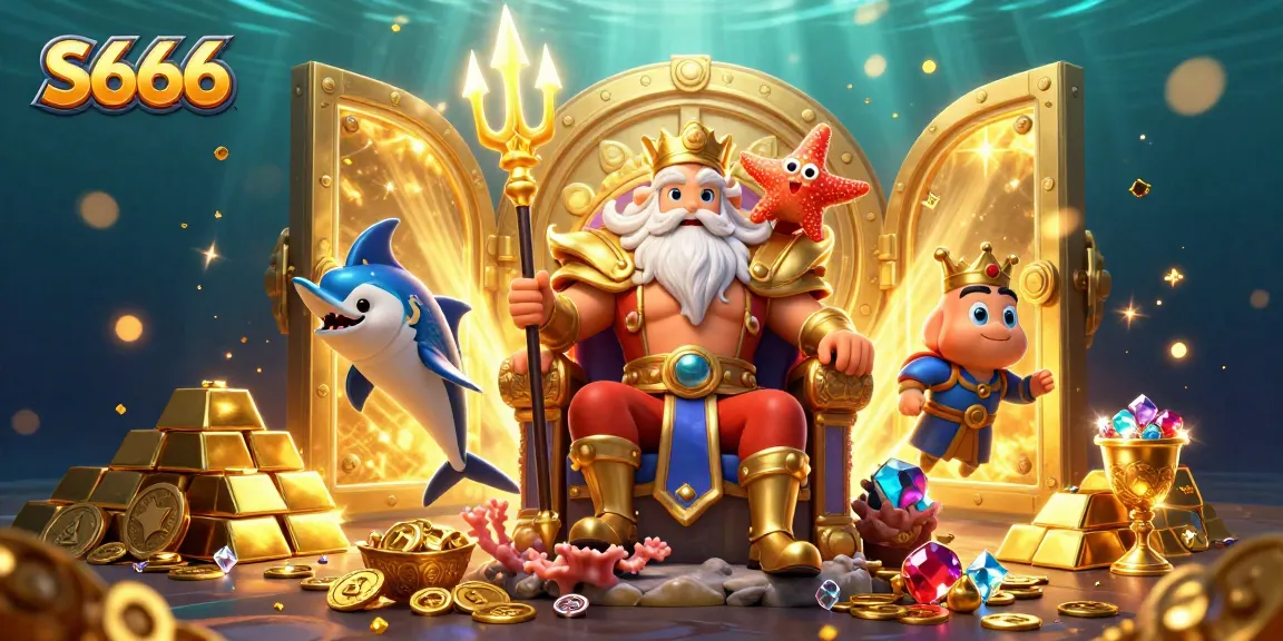 Play exciting games at S666 with themes of underwater treasure and glowing characters.