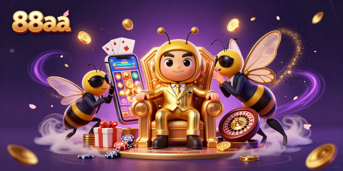 Experience the excitement of 88aa with a vibrant slot game scene featuring dynamic characters.