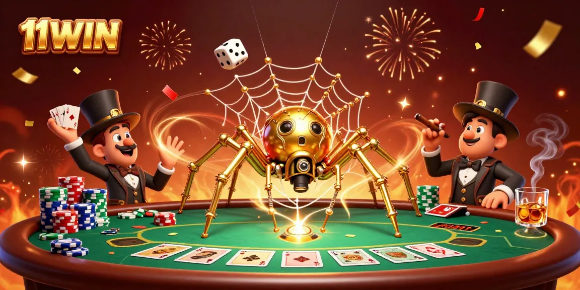Experience thrilling moments with 11WIN's captivating steampunk casino scene, rich in detail and excitement.