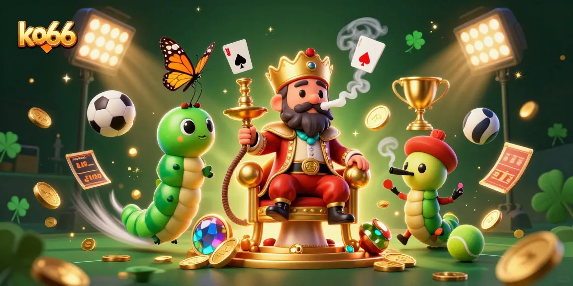 Place bets and enjoy winning with ko66 in an atmospheric 3D gambling scene.