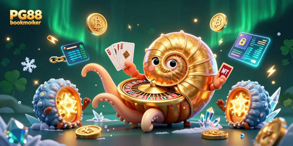 Experience the thrill of PG88 bookmaker with ancient nautilus and shimmering crypto treasures.