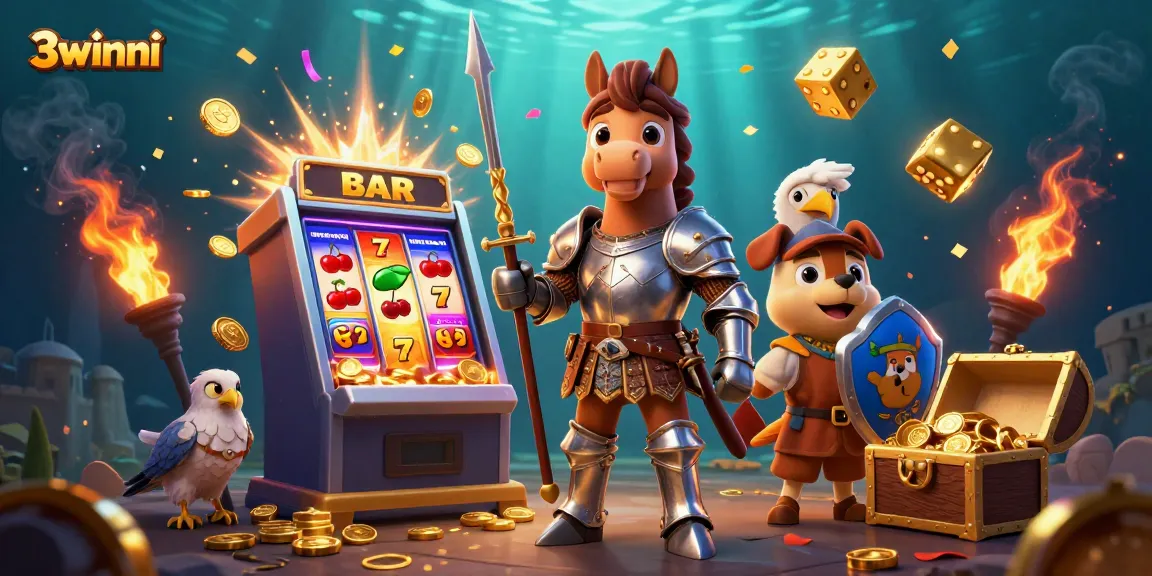 The 3winni adventure filled with jackpots, slots, and casino excitement.